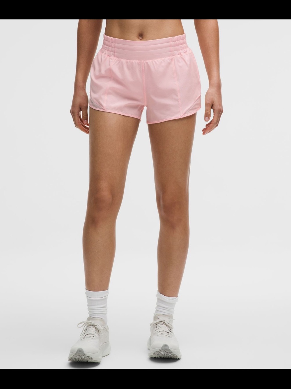 lululemon athletica Light Pink Elastic-Waist Athletic Skort